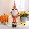 Fall Gnome Set with Two Dangle Legs. Buffalo Check Hat Plush Nisse Figurine. Swedish Nordic Tomte Scandinavian for Autumn Thanksgiving Home Decor Interior Decorations